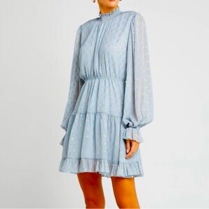 AQUA long sleeve dress